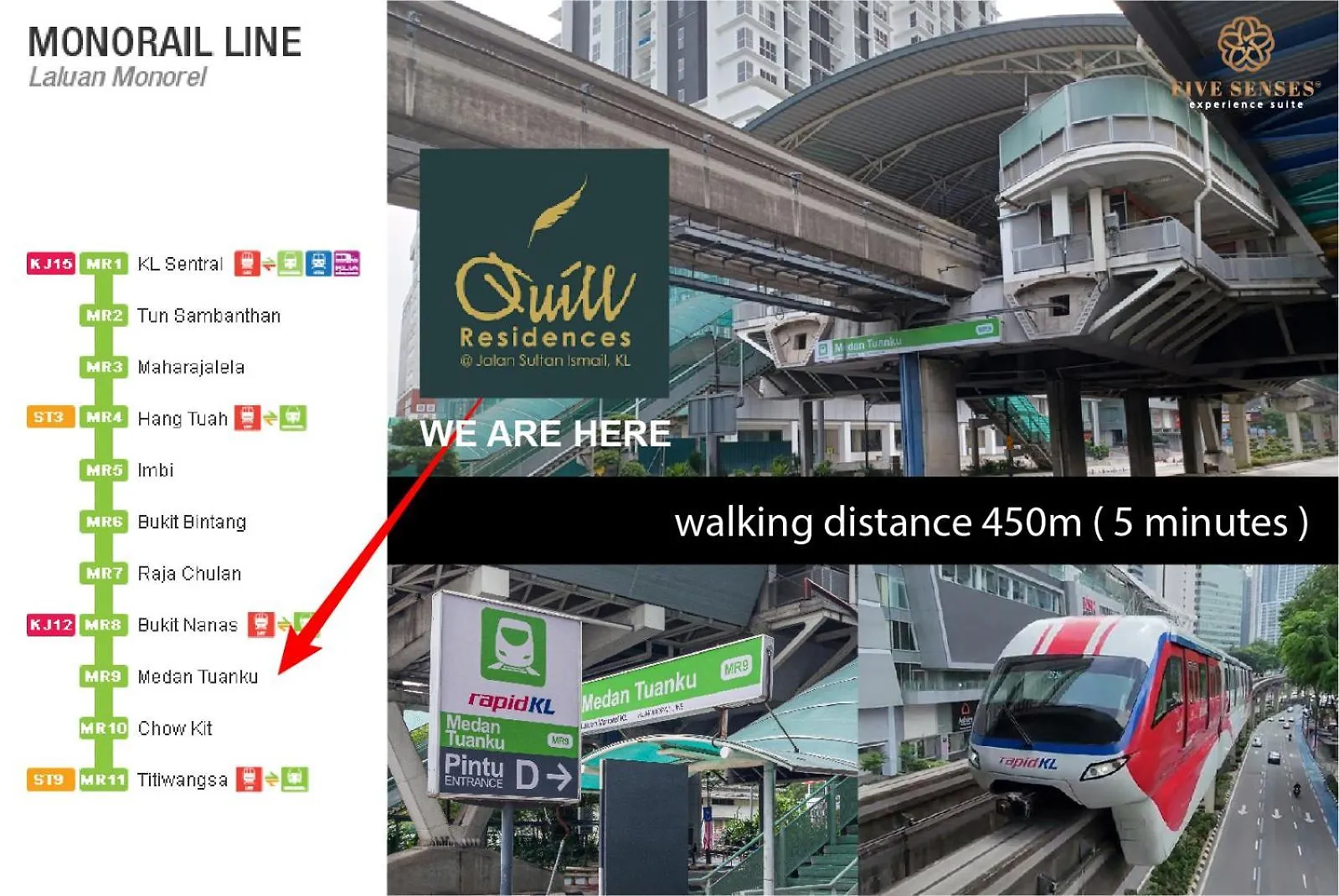 Quill City Residences Klcc, Five Senses Kuala Lumpur